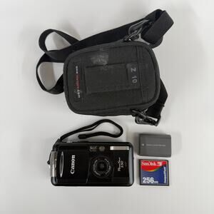 Canon PowerShot S50 5.0MP Digital Camera w/ Case, Battery, 256MB CF Card